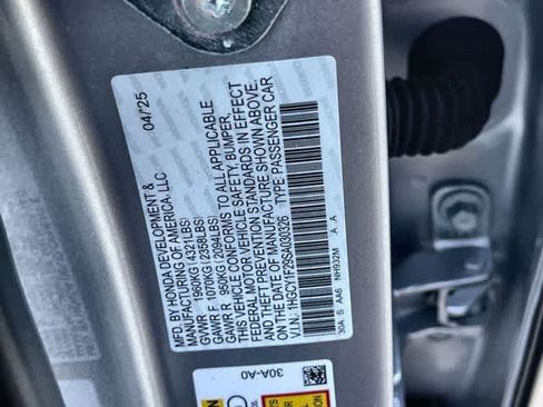 Certified 2025 Honda Accord LX image 22