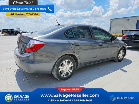 Used 2012 Honda Civic Hybrid Sedan image 4