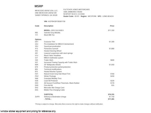 Certified 2025 Mercedes-Benz GLE 450e 4MATIC w/ Winter Package image 27