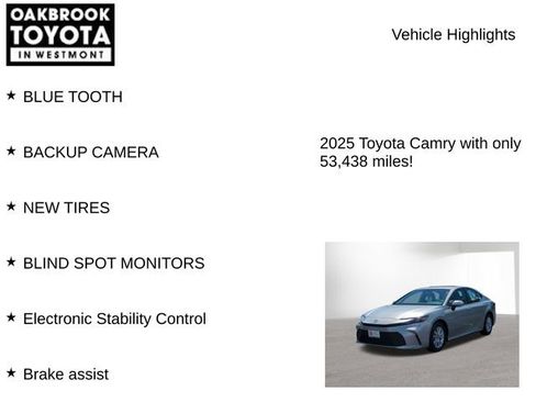 Certified 2025 Toyota Camry LE FWD image 6