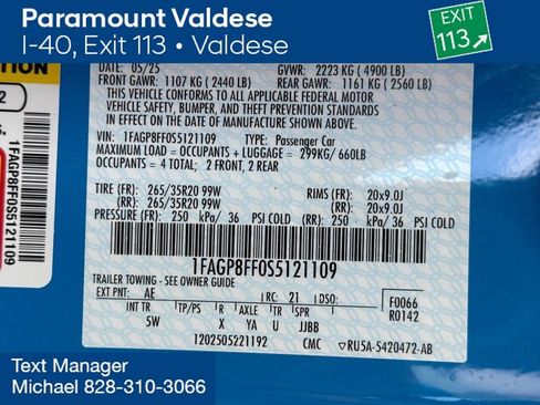 New 2025 Ford Mustang GT Premium image 30