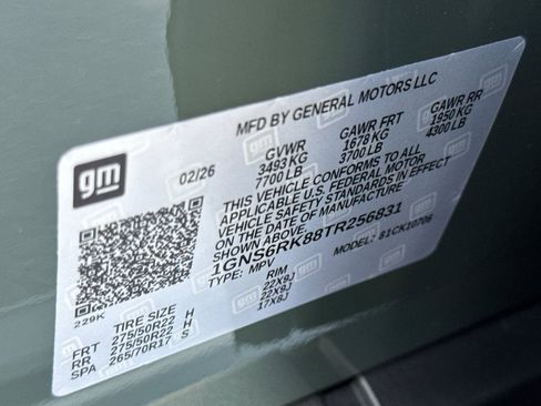 New 2026 Chevrolet Tahoe RST w/ Comfort Package image 29