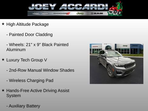 New 2025 Jeep Grand Cherokee Summit image 9