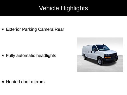 Certified 2025 Chevrolet Express 2500 w/ Driver Convenience Package RWD image 2
