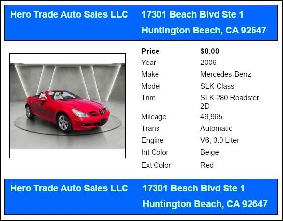 Used 2006 Mercedes-Benz SLK 280 image 18