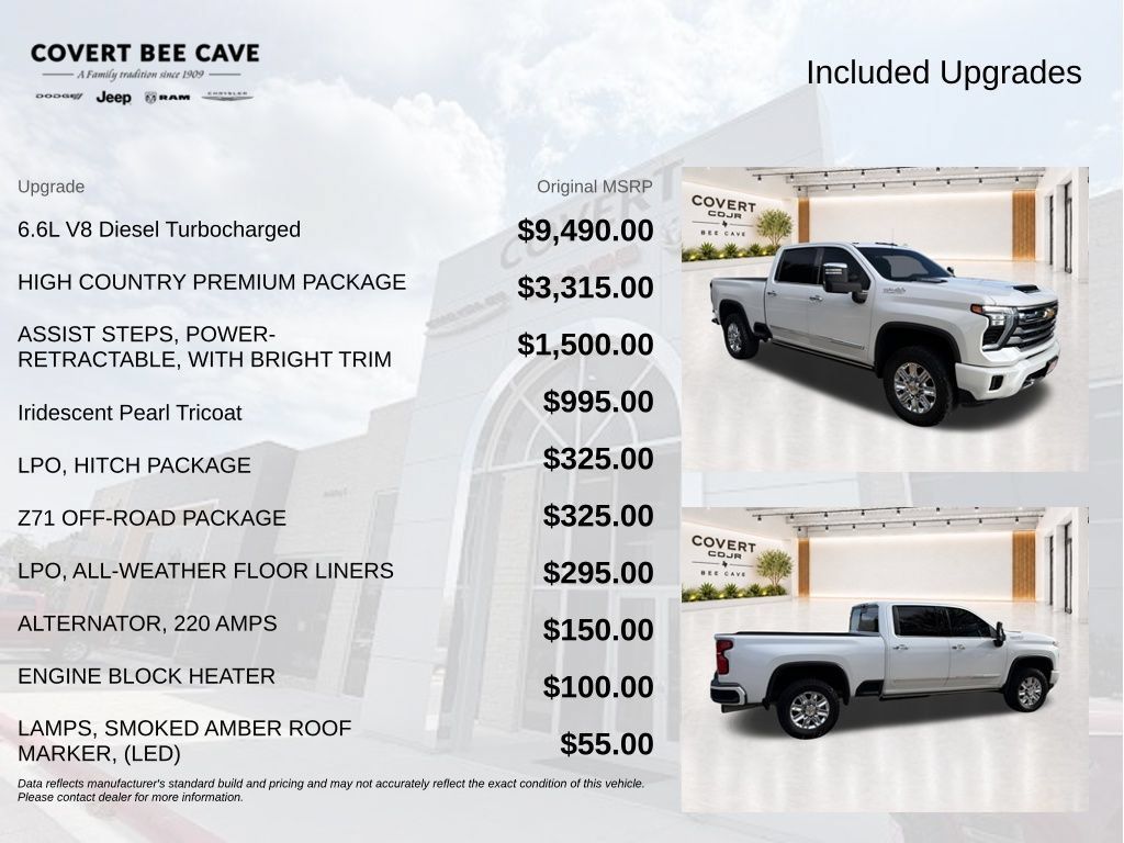 Used 2024 Chevrolet Silverado 2500 High Country w/ High Country Premium Package AWD/4WD image 8