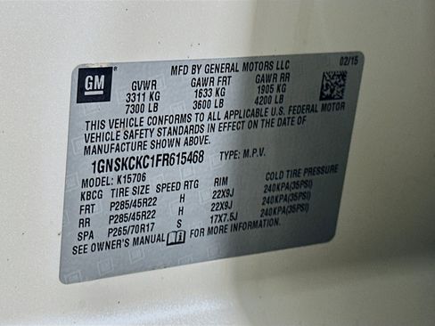 Used 2015 Chevrolet Tahoe LTZ image 12