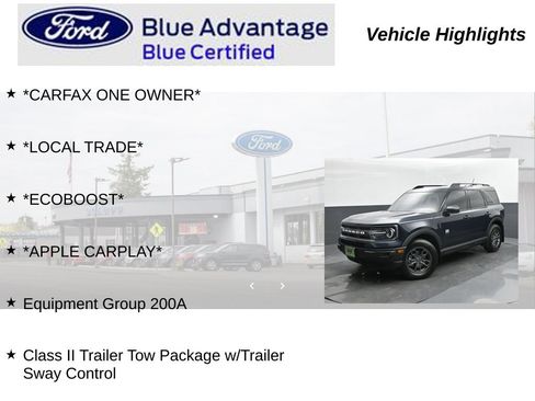 Used 2023 Ford Bronco Sport Big Bend w/ Convenience Package AWD/4WD image 9