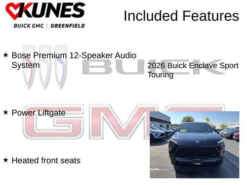 New 2026 Buick Enclave Sport Touring w/ LPO, Floor Liner Package image 3