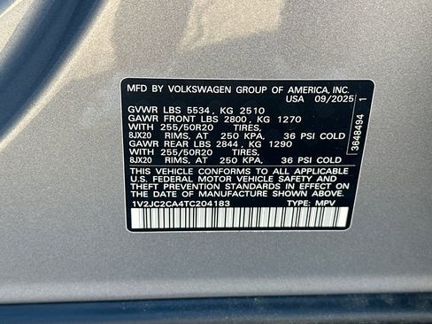 New 2026 Volkswagen Atlas Cross Sport SE image 28