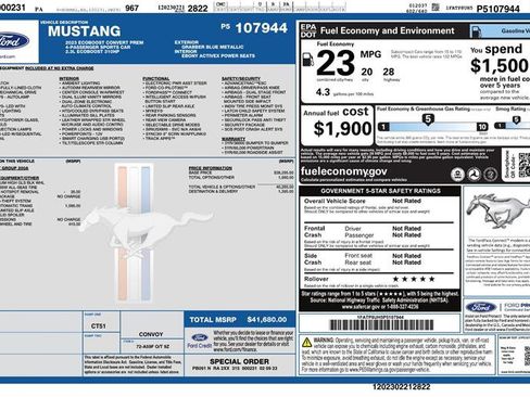 Used 2023 Ford Mustang Premium image 2
