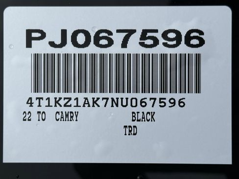 Certified 2022 Toyota Camry TRD FWD image 15