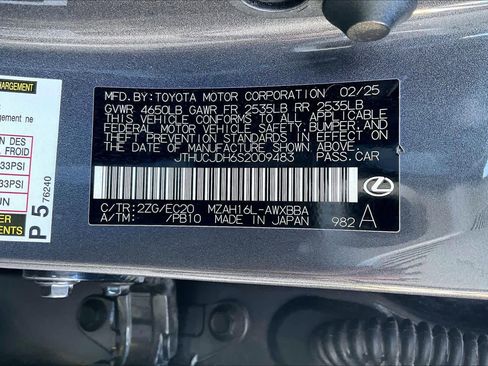 Used 2025 Lexus UX 300h AWD w/ Cold Area Package image 33