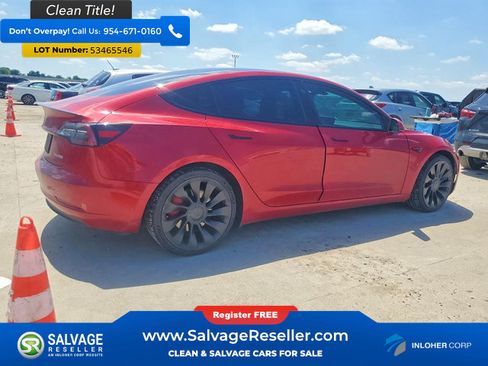 Used 2022 Tesla Model 3 Performance AWD/4WD image 4