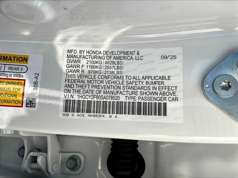 New 2025 Honda Accord Touring image 17