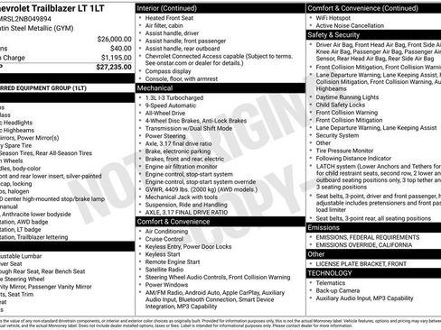 Used 2022 Chevrolet TrailBlazer LT image 34