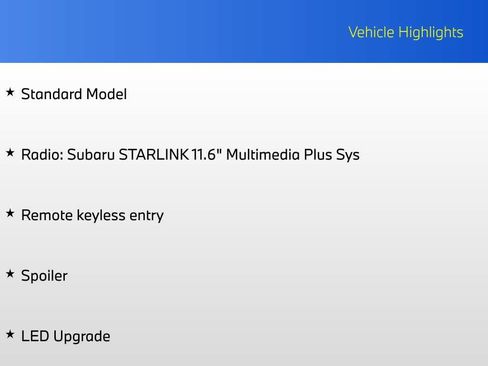 Used 2024 Subaru Crosstrek 2.5i Wilderness AWD/4WD image 5