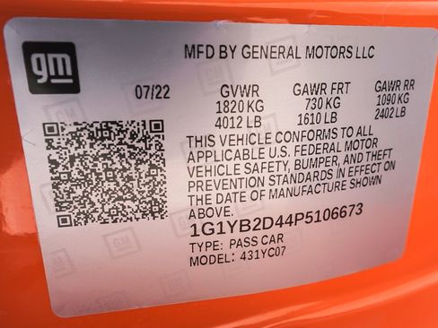 Used 2023 Chevrolet Corvette Stingray Preferred Cpe RWD image 13
