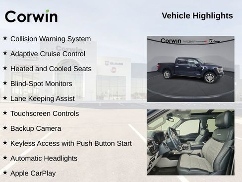 Used 2023 Ford F150 Limited AWD/4WD image 11