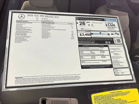 New 2026 Mercedes-Benz GLC 300 4MATIC image 18