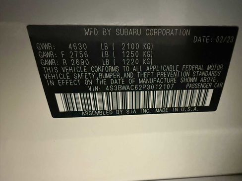 Certified 2023 Subaru Legacy Premium image 36