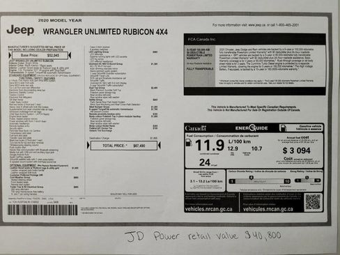 Used 2020 Jeep Wrangler Unlimited Rubicon w/ Dual Top Group image 72