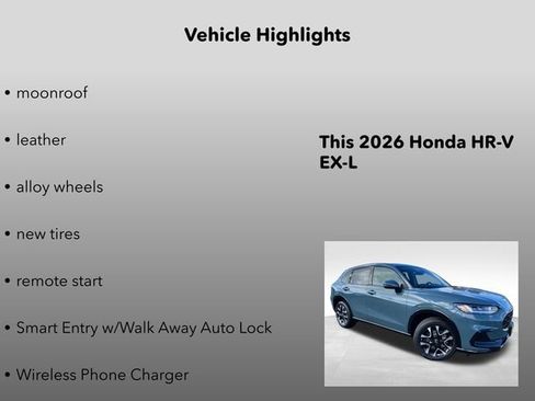 New 2026 Honda HR-V EX-L image 15