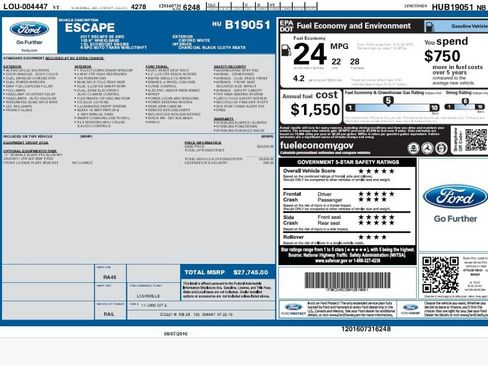 Used 2017 Ford Escape SE AWD/4WD image 2