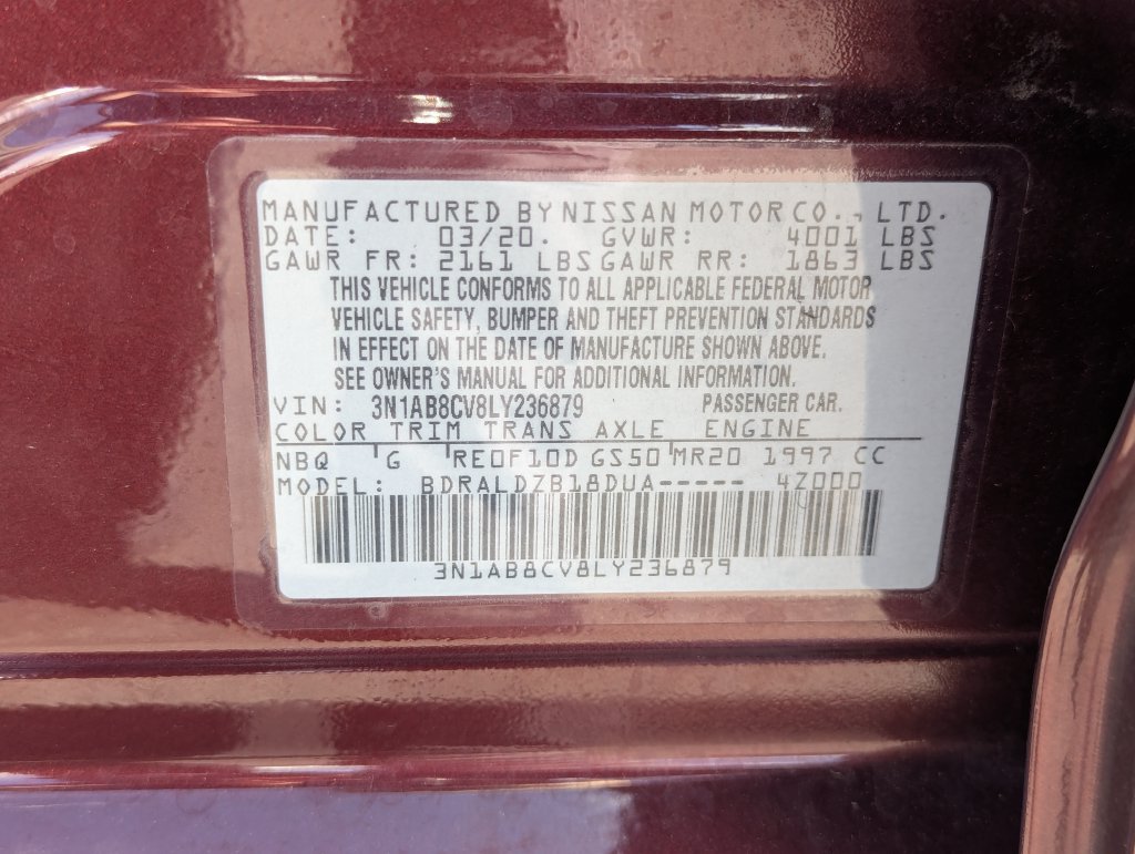 Used 2020 Nissan Sentra SV FWD image 34