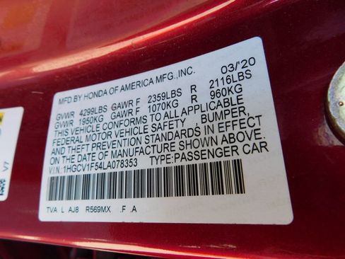 Used 2020 Honda Accord EX-L image 9