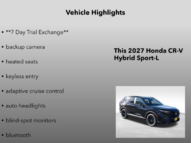 New 2027 Honda CR-V Sport-L image 5