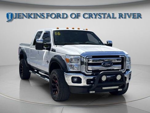Used 2016 Ford F350 Lariat w/ Lariat Ultimate Package AWD/4WD image 3