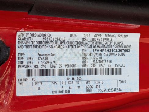 Used 2012 Ford Focus SEL FWD image 35