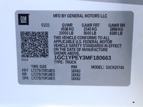 Used 2021 Chevrolet Silverado 2500 LTZ w/ LTZ Convenience Package image 37