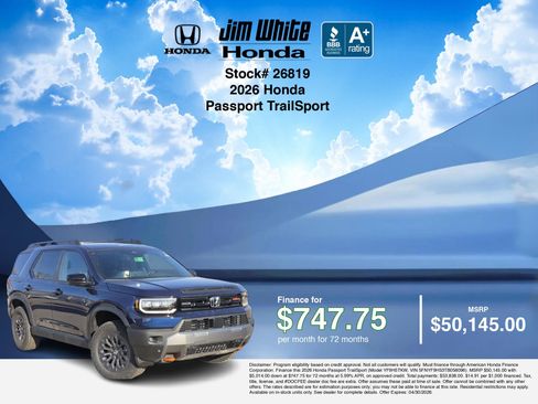 New 2026 Honda Passport TrailSport image 7