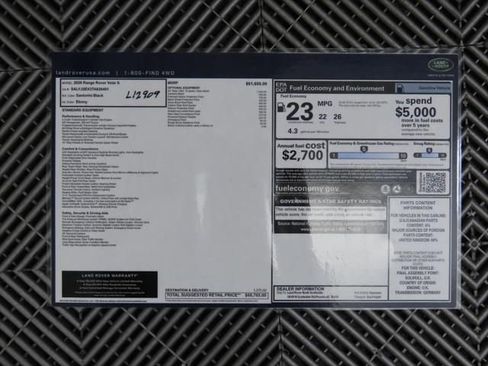 New 2026 Land Rover Range Rover Velar S image 9