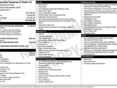 Used 2023 Chevrolet Traverse LT FWD image 11