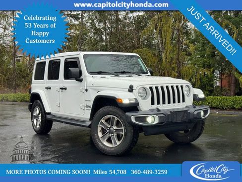 Used 2020 Jeep Wrangler Unlimited Sahara w/ Advanced Safety Group image 3