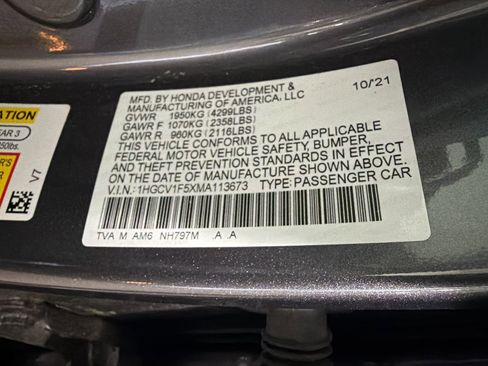 Used 2021 Honda Accord EX-L image 11
