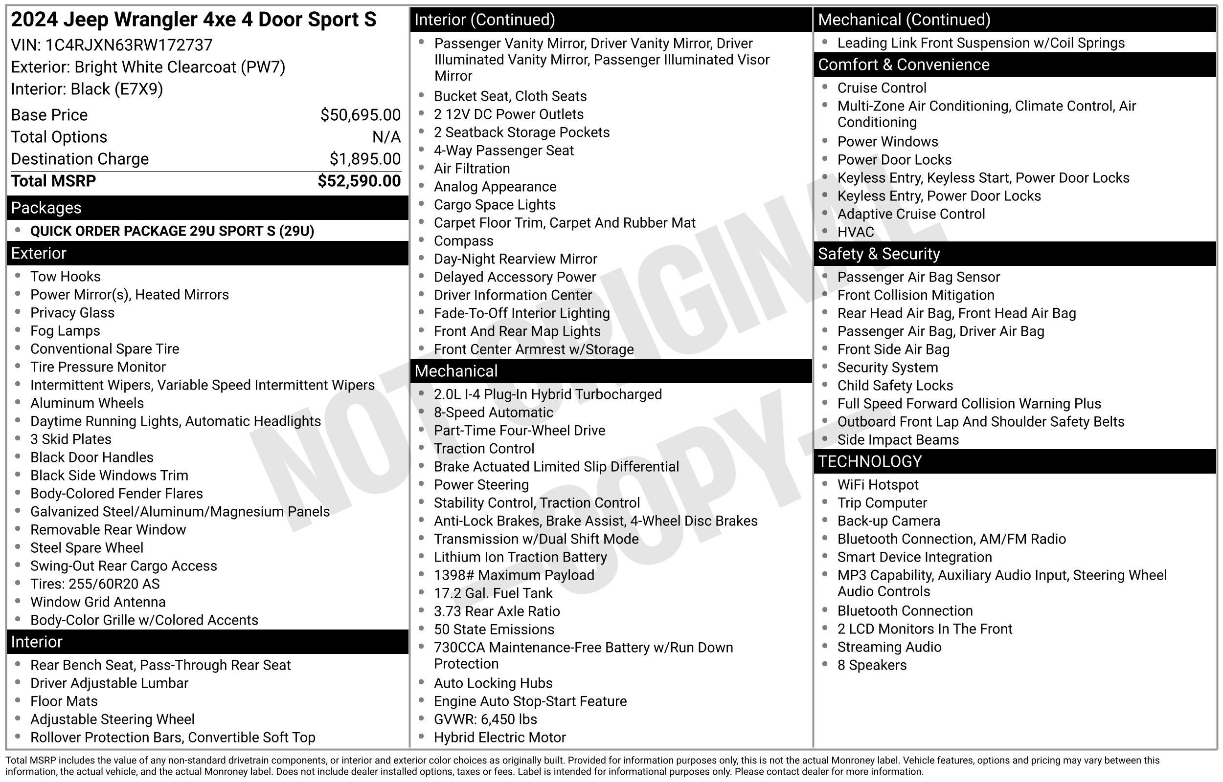 Used 2024 Jeep Wrangler Unlimited AWD/4WD image 2