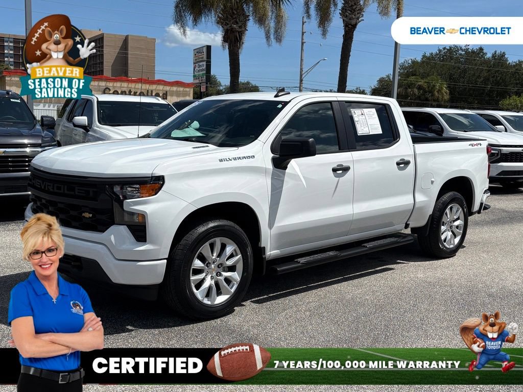 Used 2025 Chevrolet Silverado 1500 Custom AWD/4WD image 1