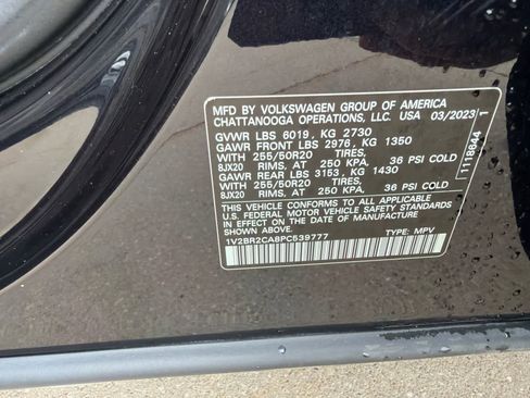 Used 2023 Volkswagen Atlas SEL AWD/4WD image 22