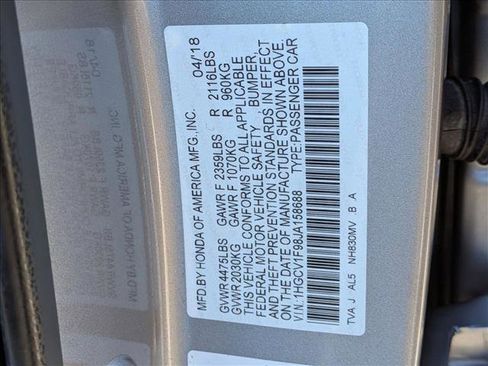 Used 2018 Honda Accord Touring image 26