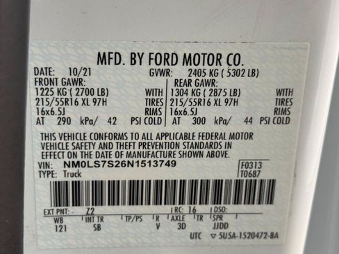 Used 2022 Ford Transit Connect XL FWD image 48