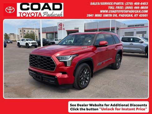 Used 2025 Toyota Sequoia Platinum w/ Tow Technology Package image 1