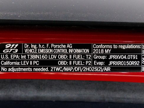 Used 2018 Porsche 911 GT3 RWD image 73