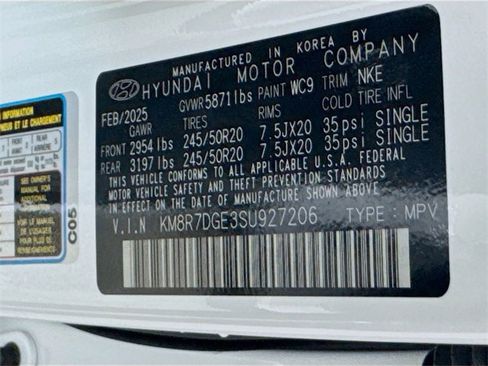 New 2025 Hyundai Palisade Calligraphy image 12