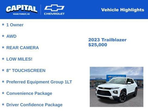 Used 2023 Chevrolet TrailBlazer LT w/ Convenience Package image 3