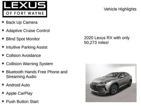 Used 2020 Lexus RX 350 AWD w/ Premium Package image 7