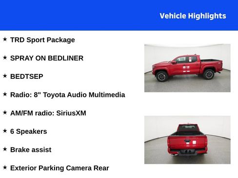Used 2025 Toyota Tacoma TRD Sport AWD/4WD image 4